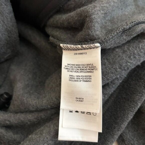 Columbia Jacket Men's Large Gray Full Zip Fleece Outdoor Athletic Sweatshirt - Picture 7 of 8